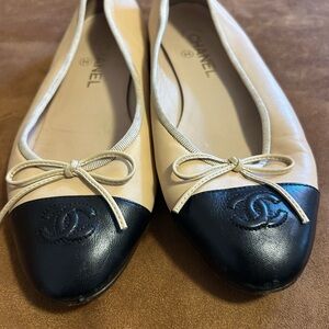 Chanel ballet slipper, lamb skin, all original